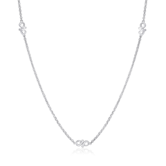 Infinity Collection Silver Necklace