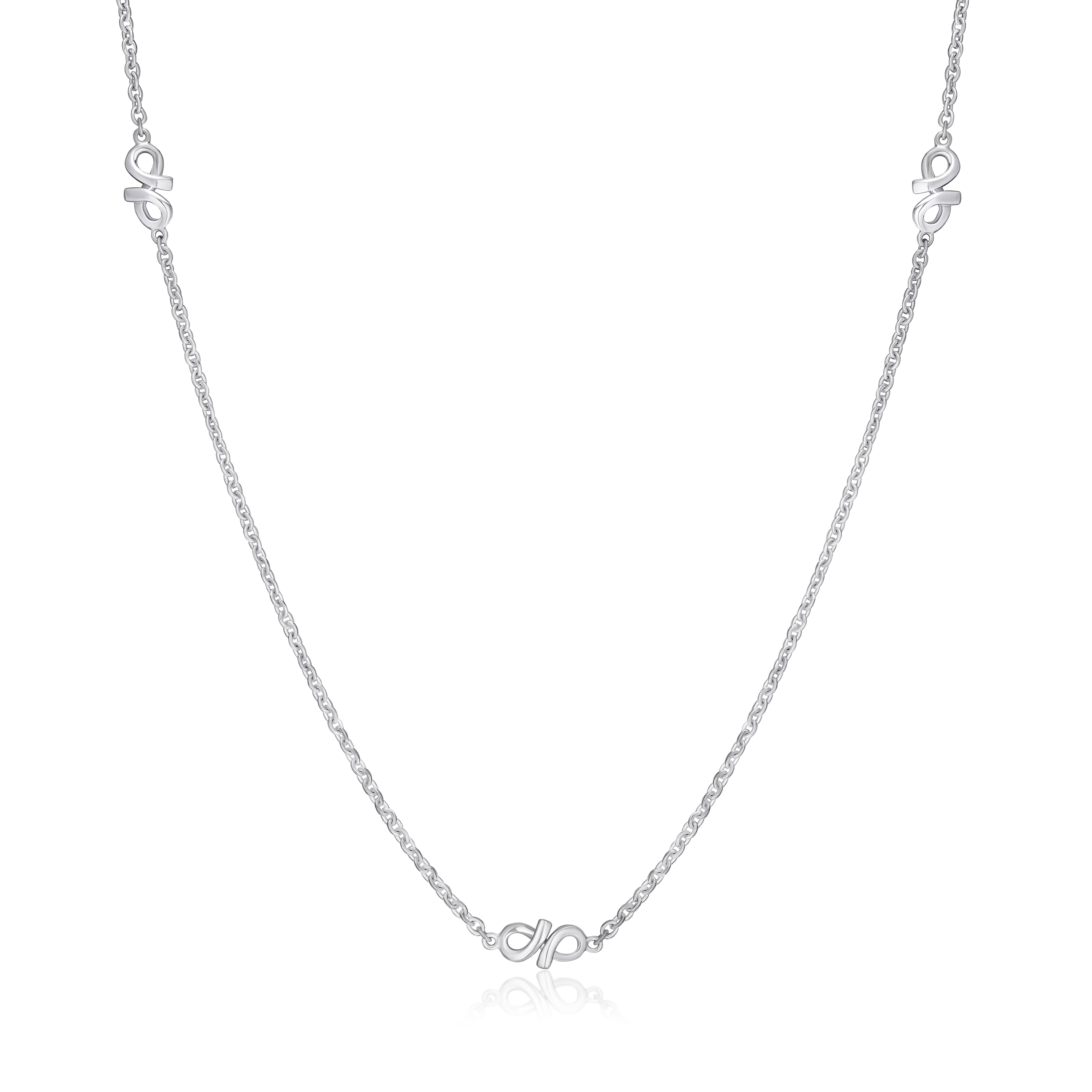 Infinity Collection Silver Necklace