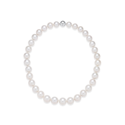 South Sea Pearl Necklace With Diamond Set Clasp