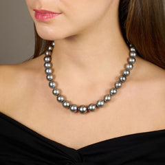 Single Row Tahitian Cultured Pearl Necklace