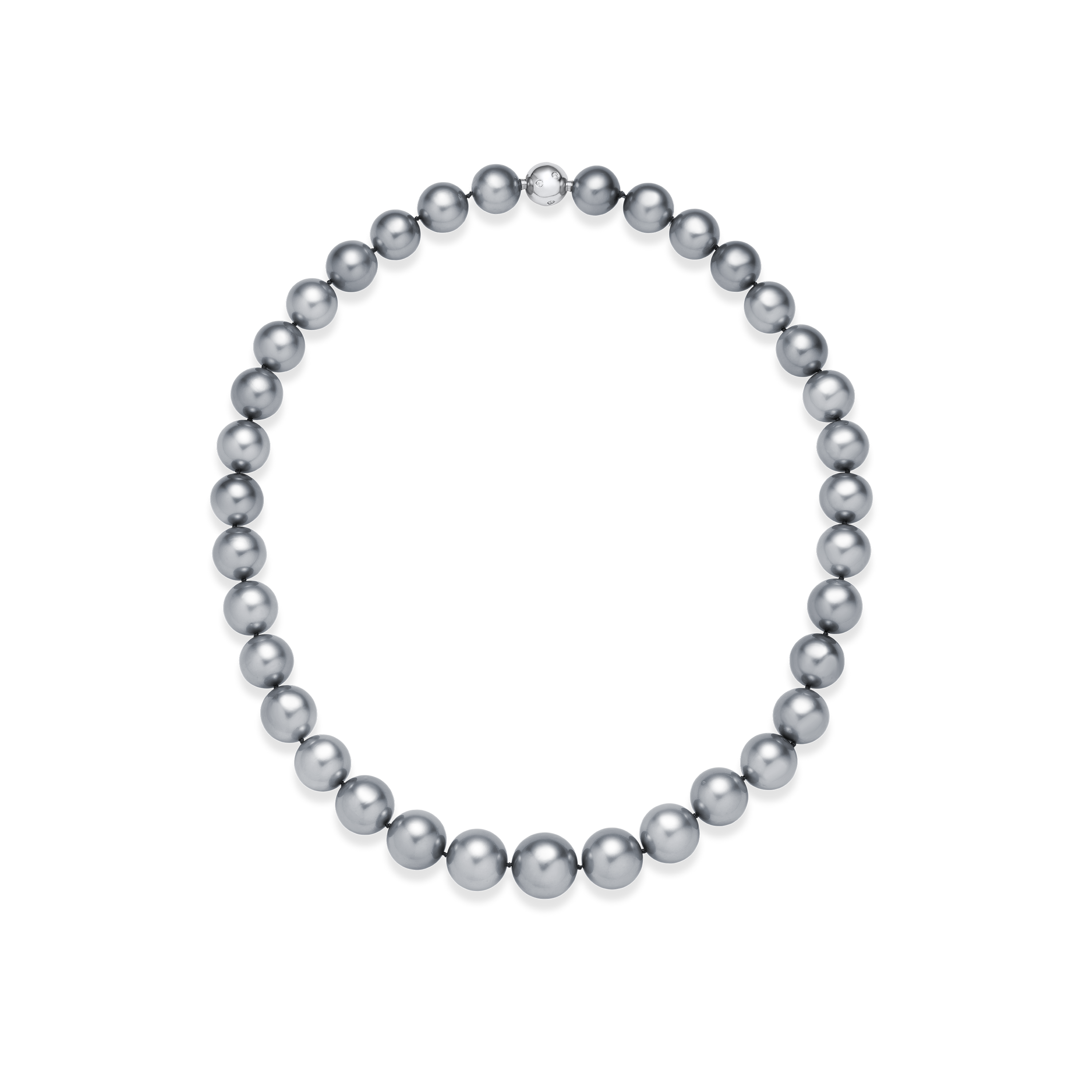 Single Row Tahitian Cultured Pearl Necklace