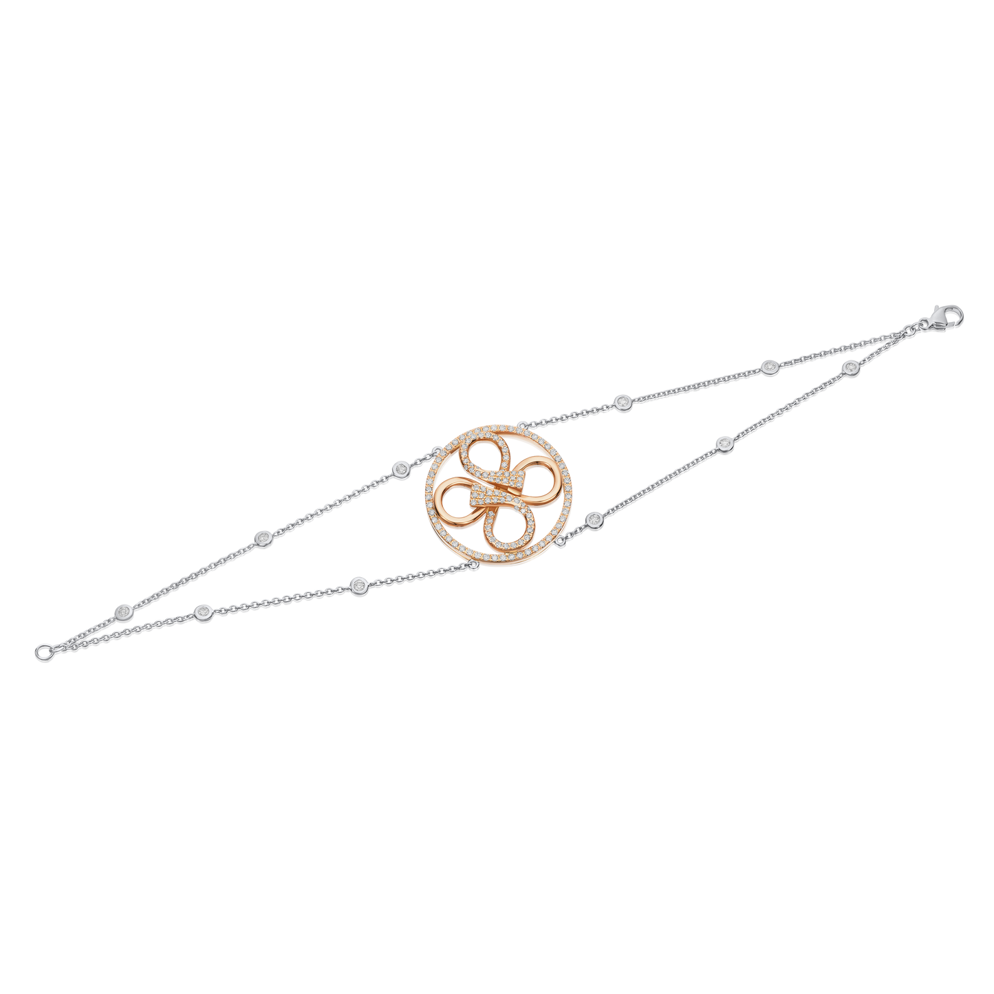 Infinity Collection Diamond-Set Bracelet