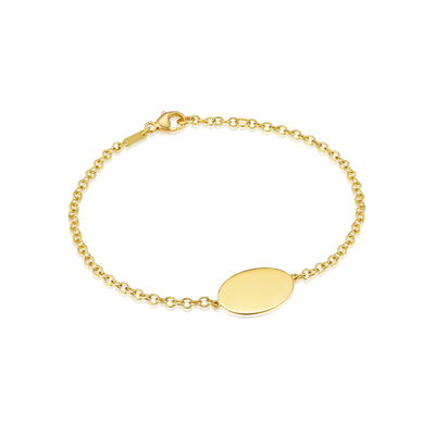 9ct Yellow Gold Love Token Bracelet