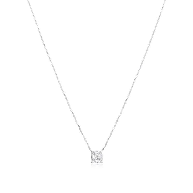 1.50cts Cushion Cut Diamond Solitaire Pendant