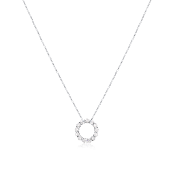 1.00ct Diamond Circle Pendant