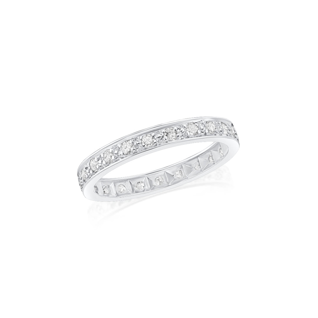 0.35ct Diamond-Set Full Eternity Ring