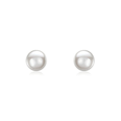 6-6.5mm Akoya Cultured Pearl Stud Earrings