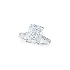 4.03cts Radiant-Cut Diamond Solitaire Ring