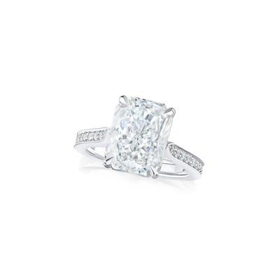 4.03cts Radiant-Cut Diamond Solitaire Ring