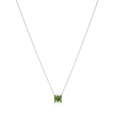 1.54cts Square Shape Peridot Pendant