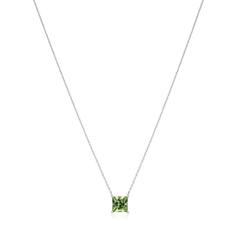 1.54ct Peridot Solitaire Pendant