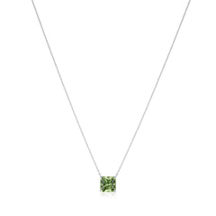 1.76cts Square Shape Peridot Pendant