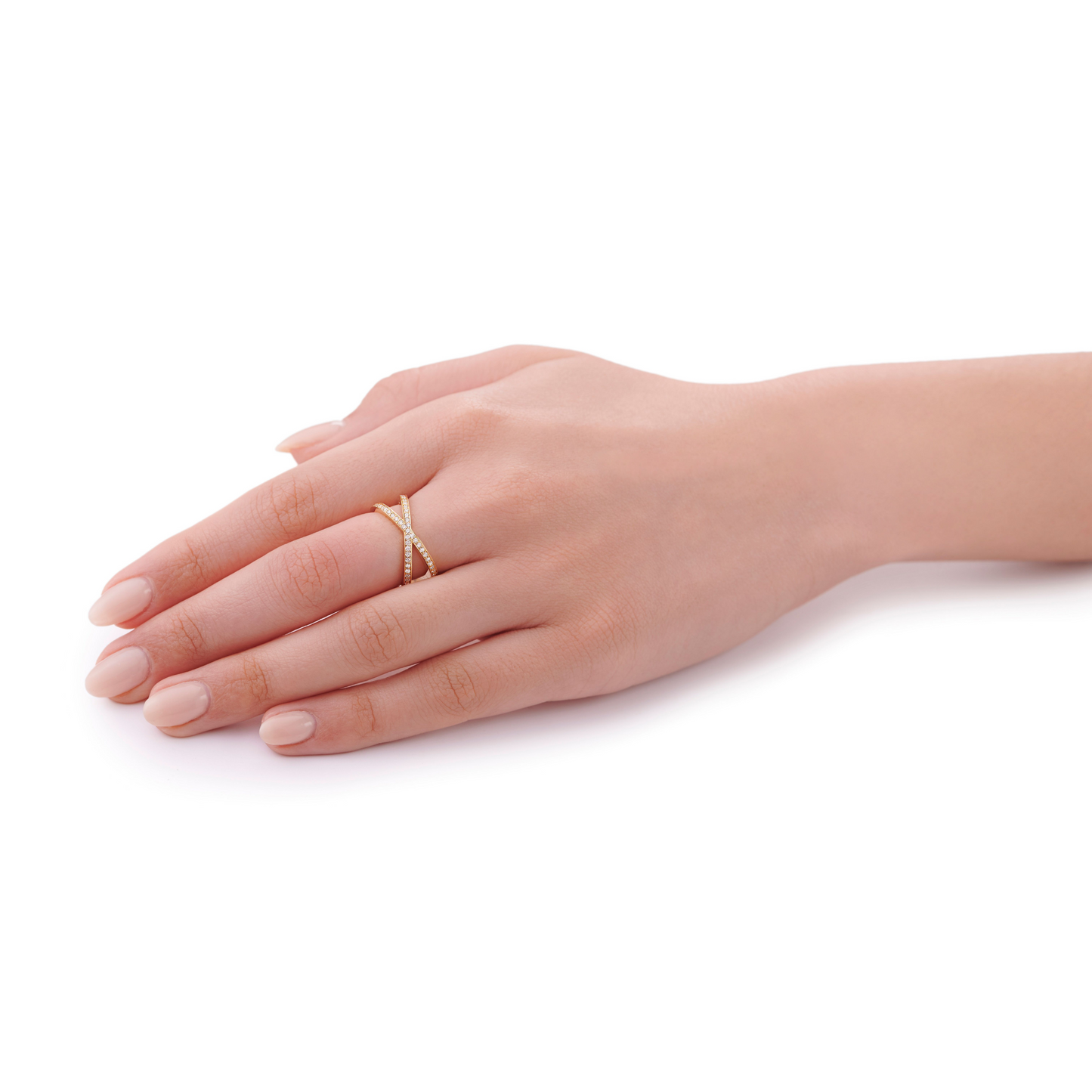 Skyline Crossover 18ct Yellow Gold Ring