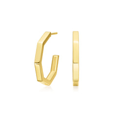 Nectar Collection 18ct Yellow Gold Hoop Earrings