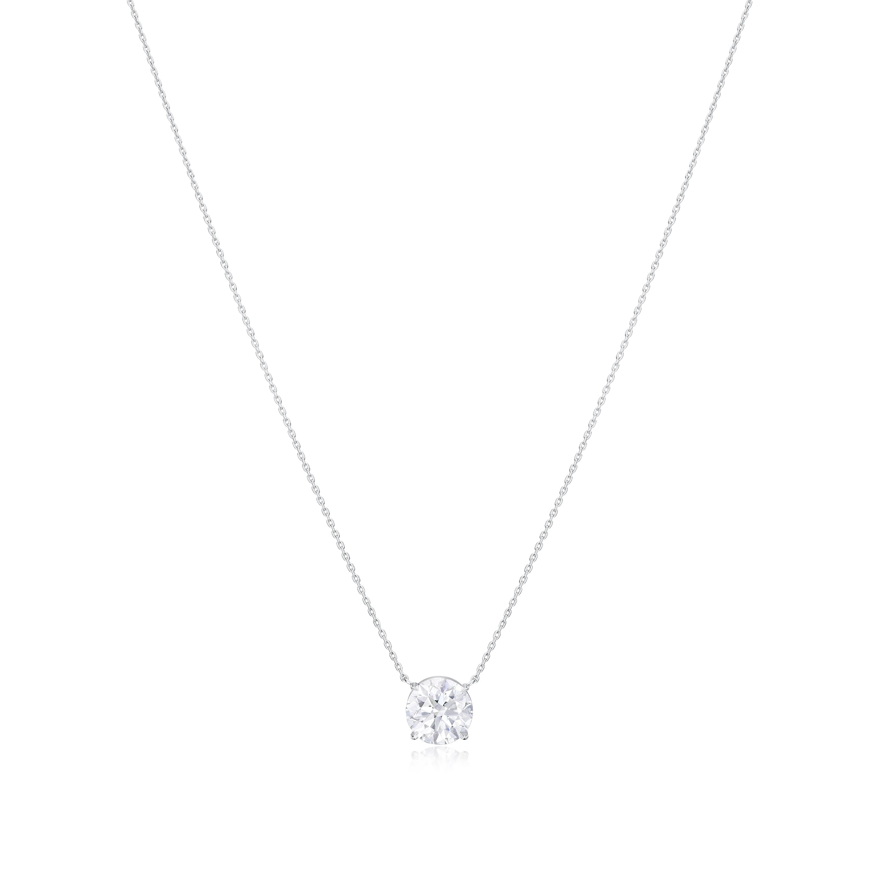 1.50cts Round Brilliant Diamond Solitaire Pendant