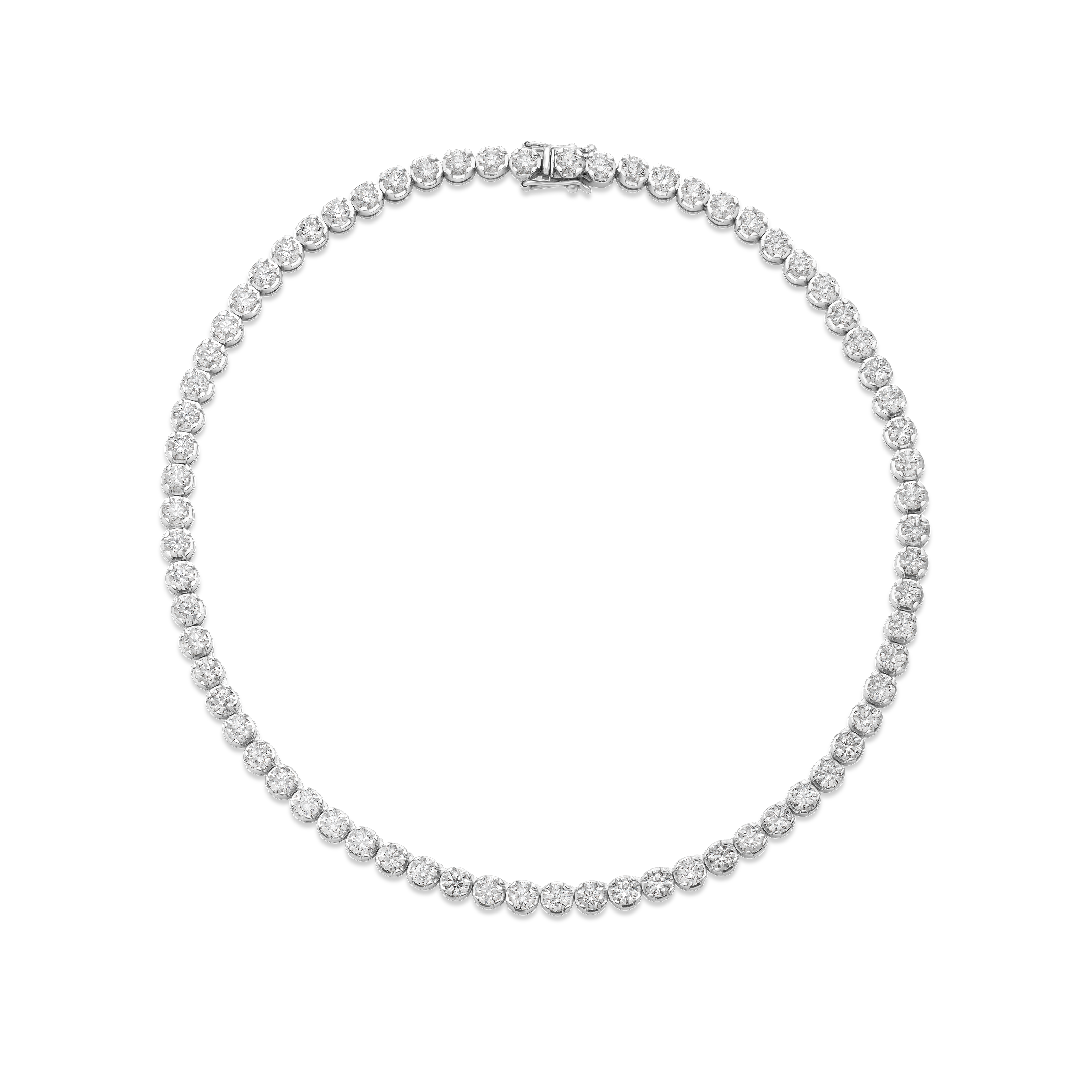 17.41ct Round Brilliant Cut Diamond Choker