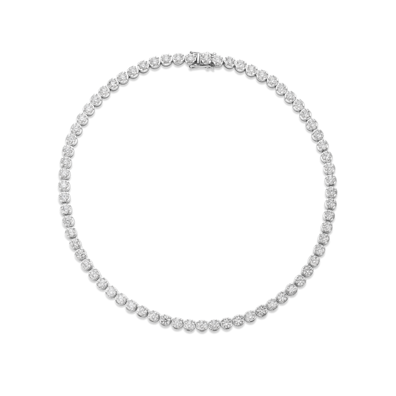 17.41ct Round Brilliant Cut Diamond Choker