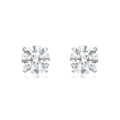 Pair of loose round brilliant cut diamonds 0.40/0.40ct GIA