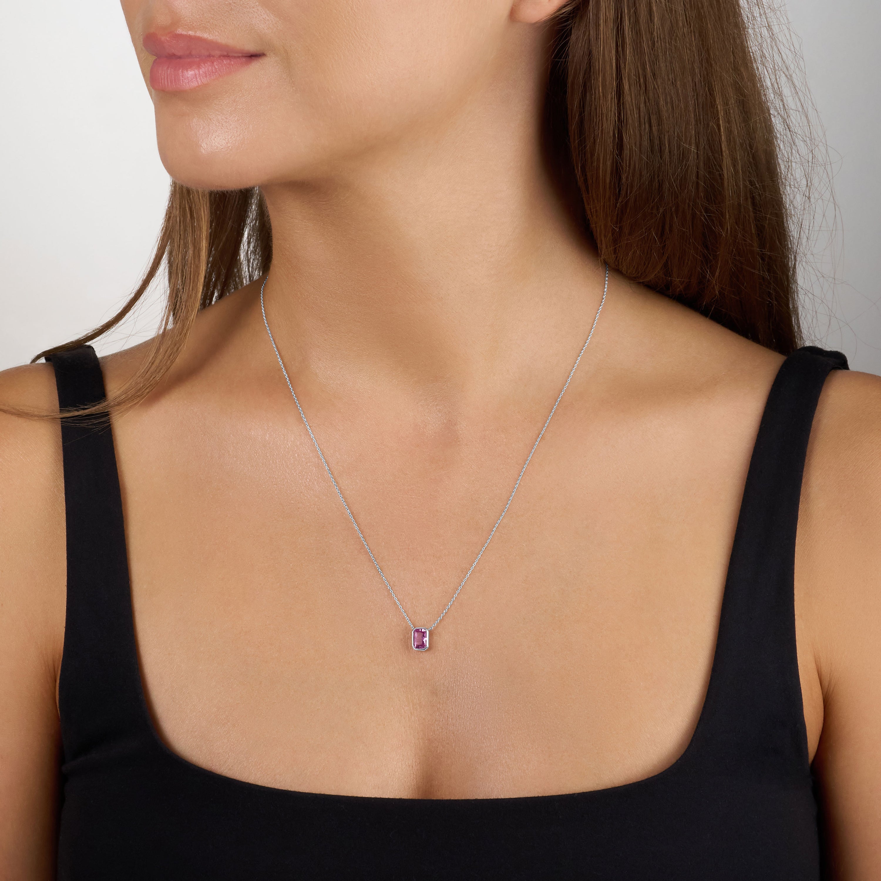 1.05cts Pink Sapphire Superfine Pendant