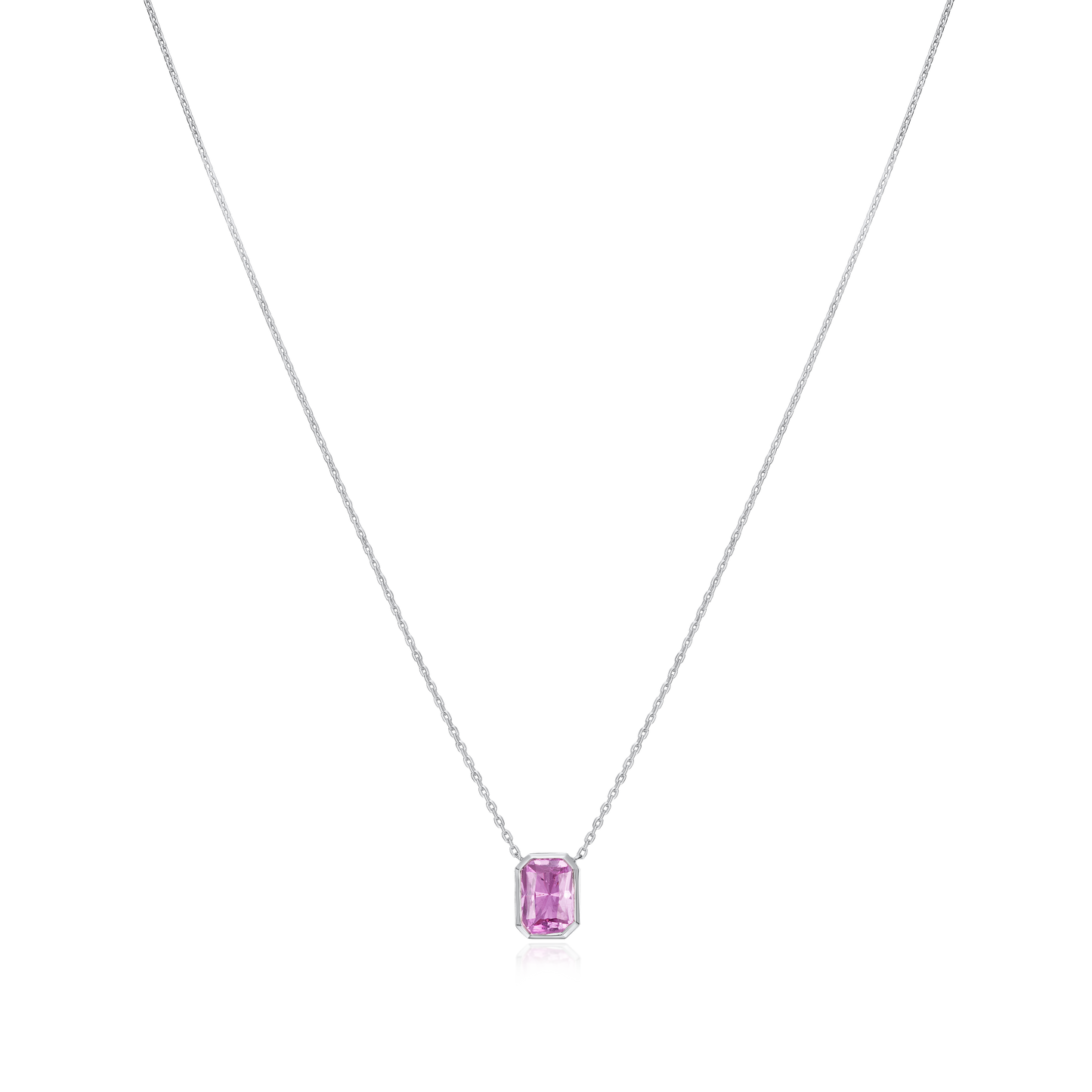 1.05cts Pink Sapphire Superfine Pendant