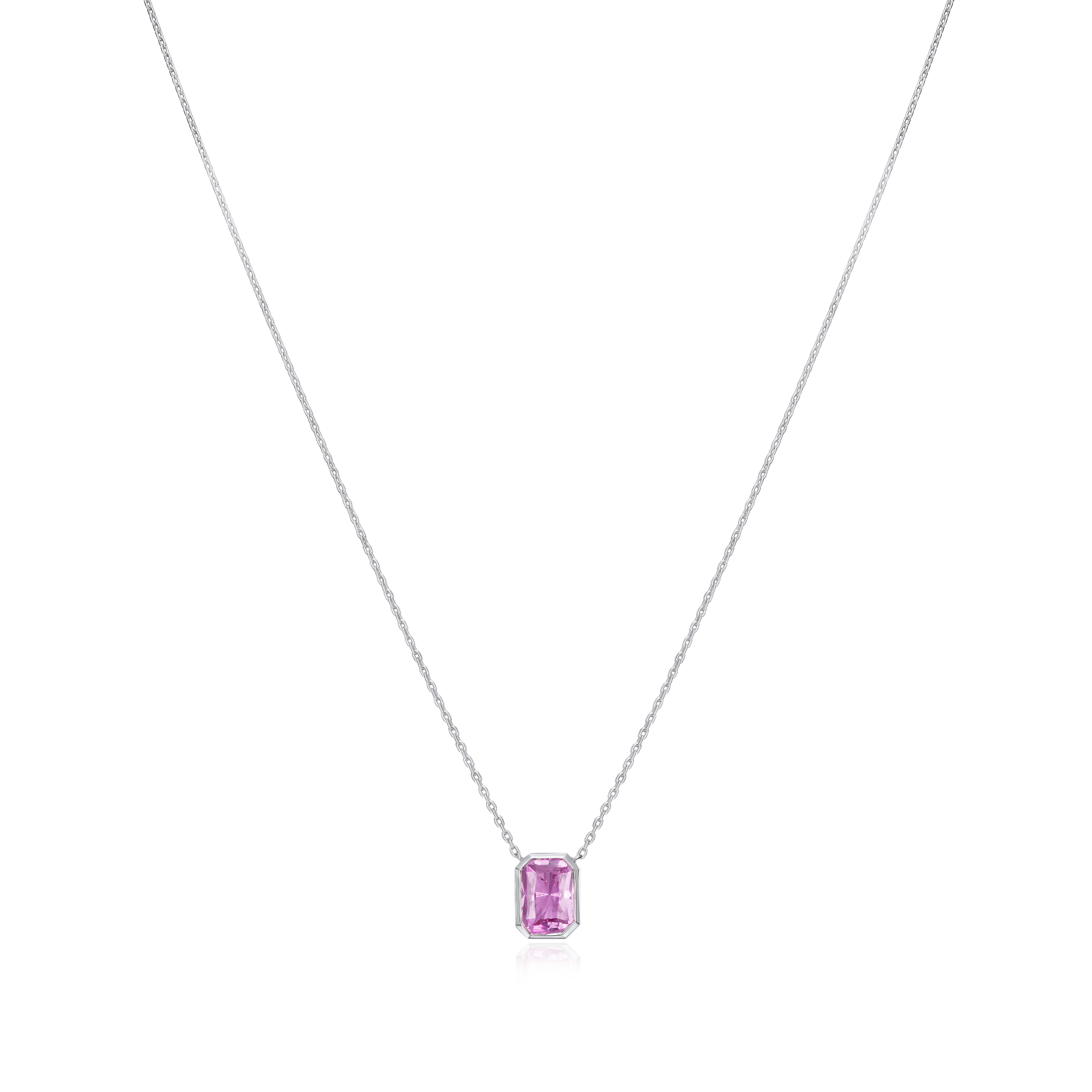 1.05cts Pink Sapphire Superfine Pendant