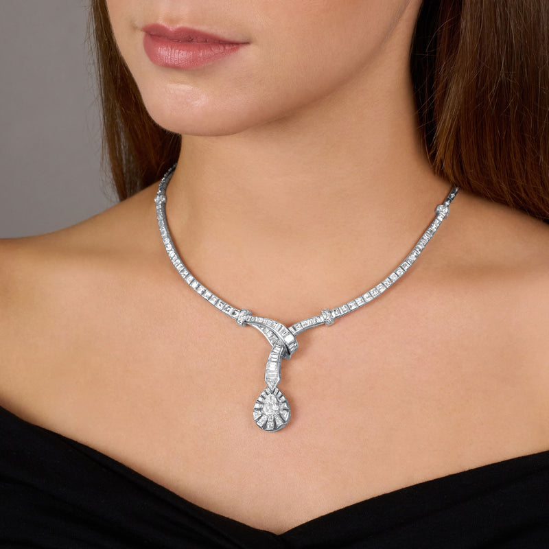 19.28cts Diamond Necklet