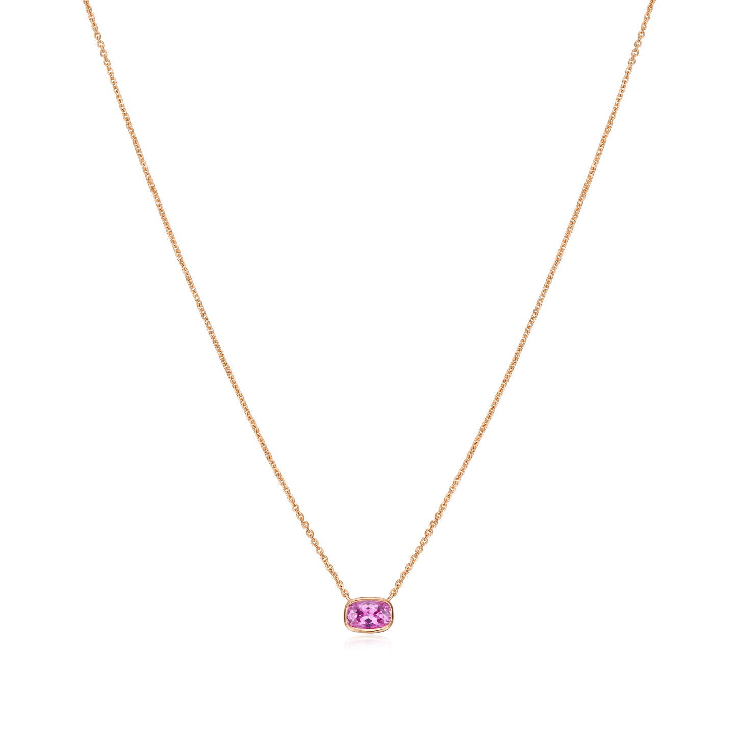 0.70ct Natural Pink Sapphire Pendant