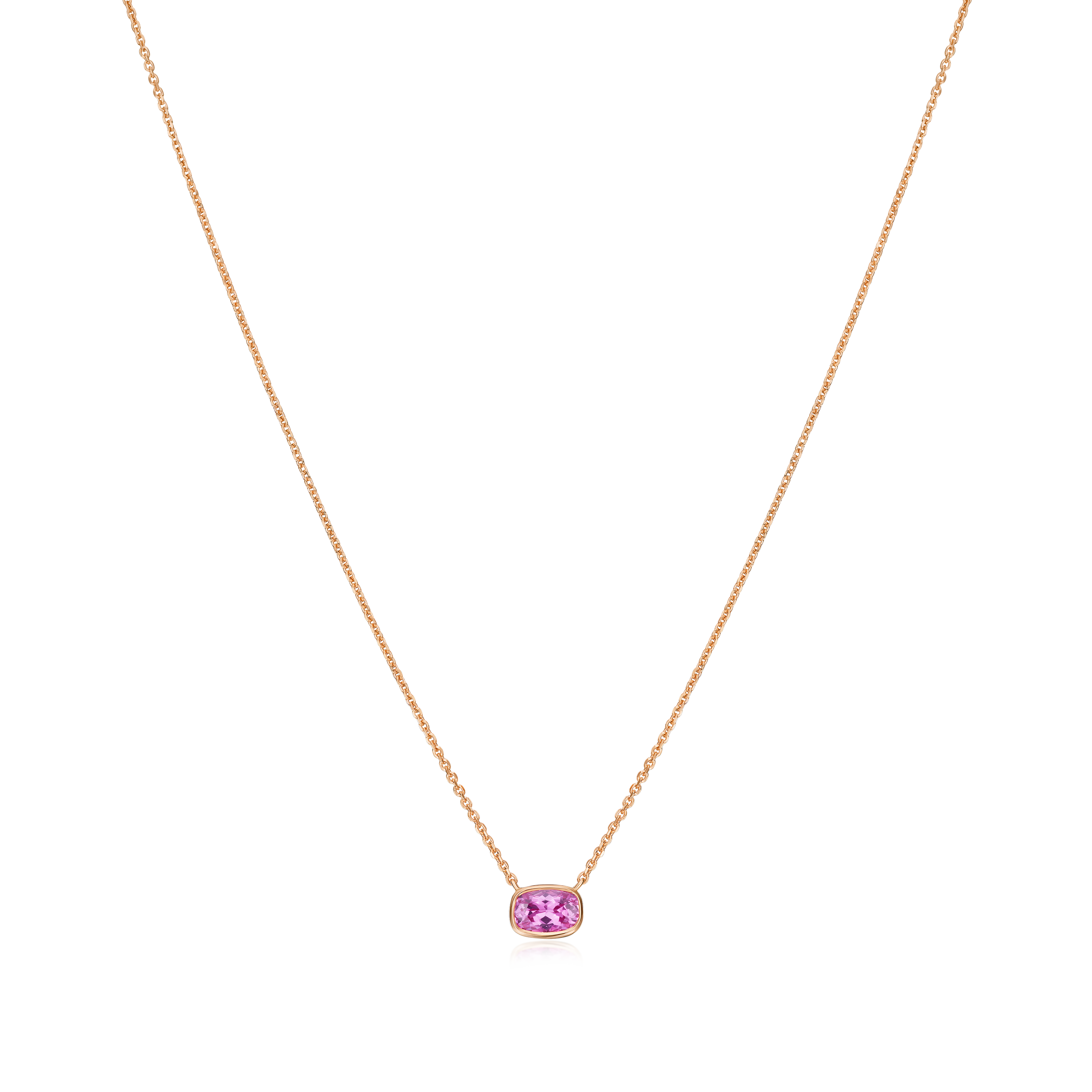 0.70ct Natural Pink Sapphire Pendant