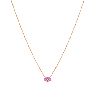 0.70ct Natural Pink Sapphire Pendant