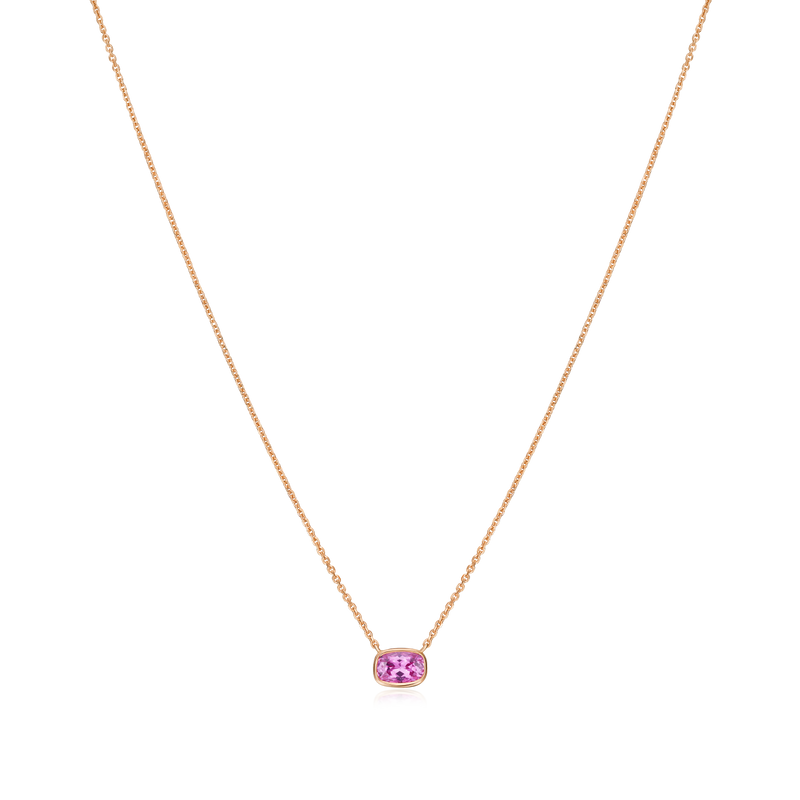 0.70ct Natural Pink Sapphire Pendant