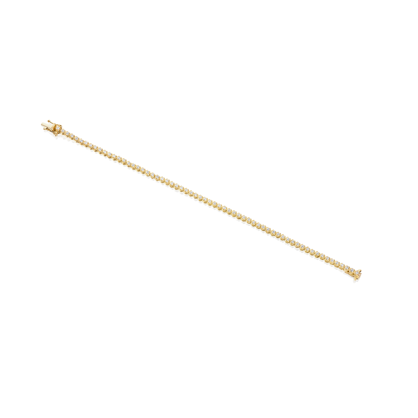 0.81ct Round Brilliant Cut Diamond Set Line Bracelet