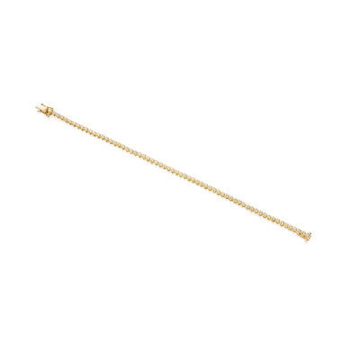 0.81ct Round Brilliant Cut Diamond Set Line Bracelet