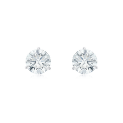 2.02cts Round Brilliant Cut Diamond Martini Set Stud Earrings