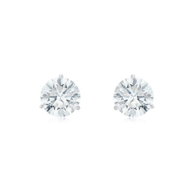 2.02ct Round Brilliant Cut Diamond Martini Set Stud Earrings