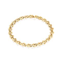 Infinity 18ct Yellow Gold Bracelet