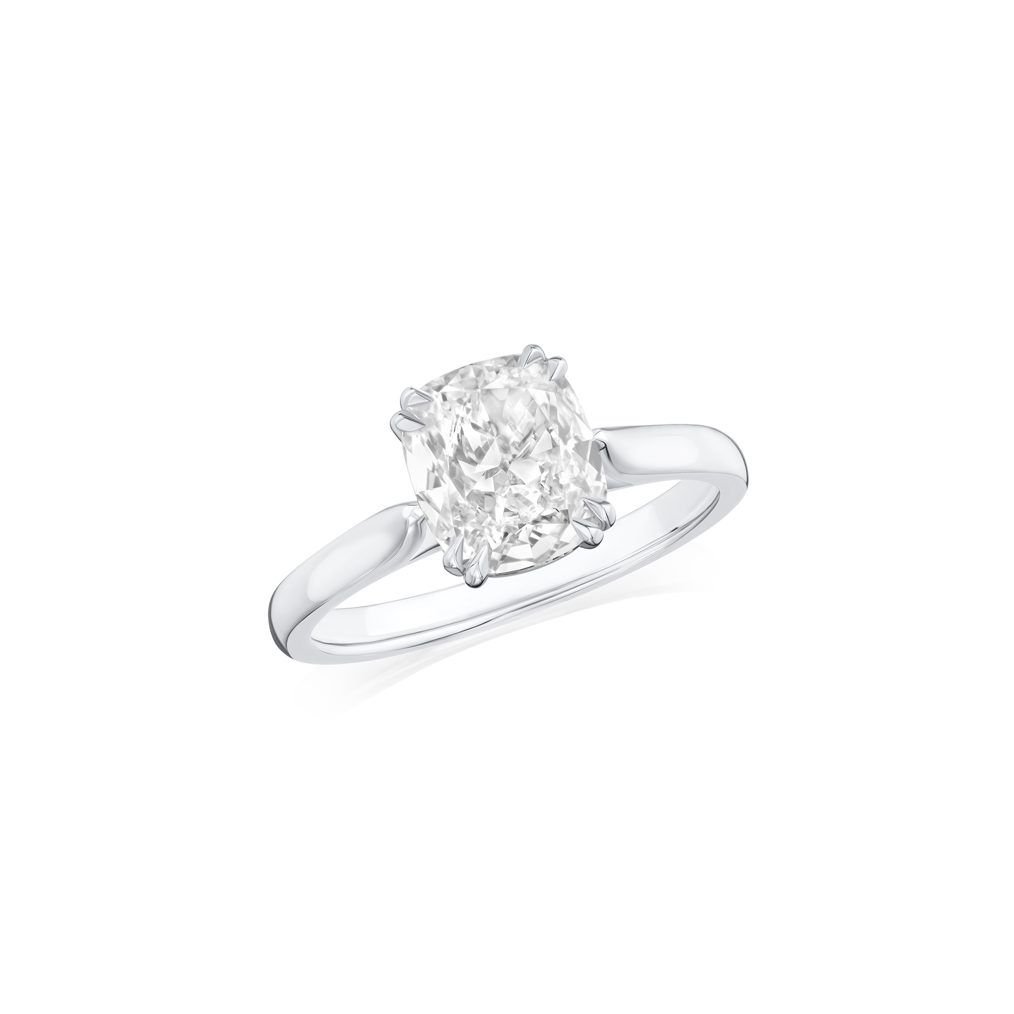 1.71ct Cushion Cut Diamond Solitaire Ring