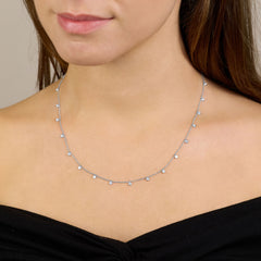 1.00ct Spectacle Set Diamond Necklet