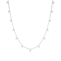 1.00ct Spectacle Set Diamond Necklet