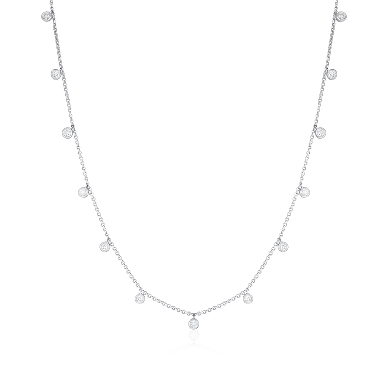 1.00ct Spectacle Set Diamond Necklet