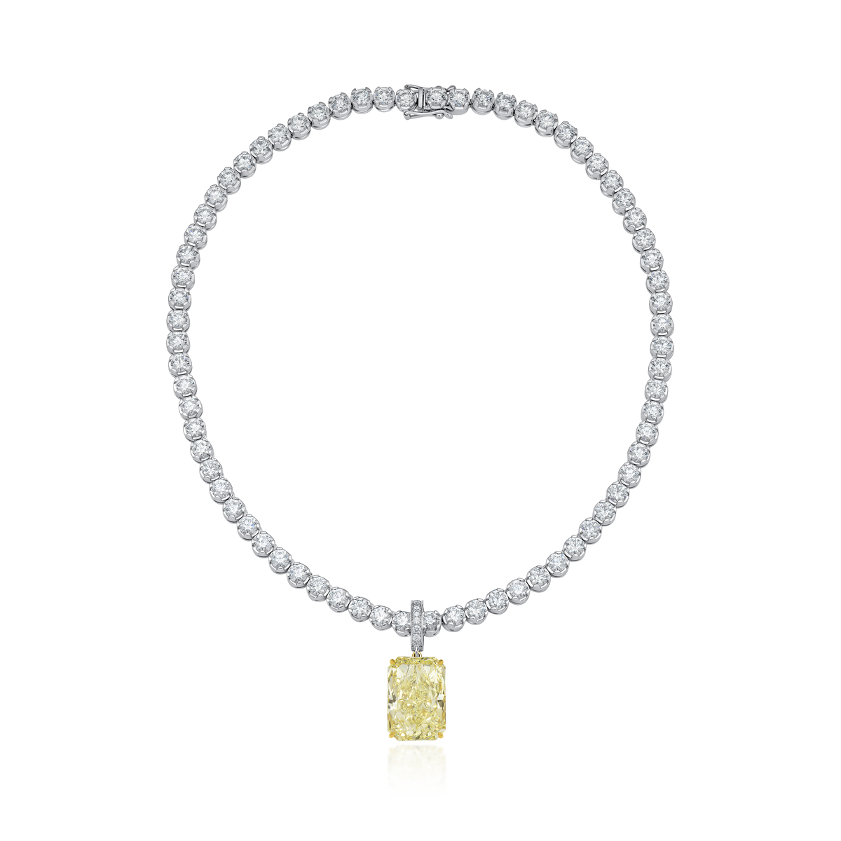 12.89cts Fancy Yellow Diamond Removable Pendant – G Collins & Sons