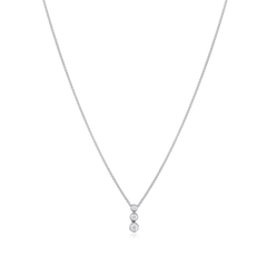 Three Stone Diamond Pendant 0.21ct