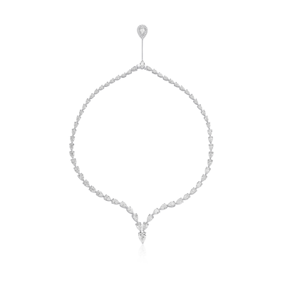 31.30ct Fancy Pear Diamond Necklet