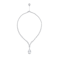 20.03cts Fancy Pear Diamond Drop Necklet