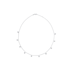 2.50cts Platinum Spectacle Set Diamond Necklet