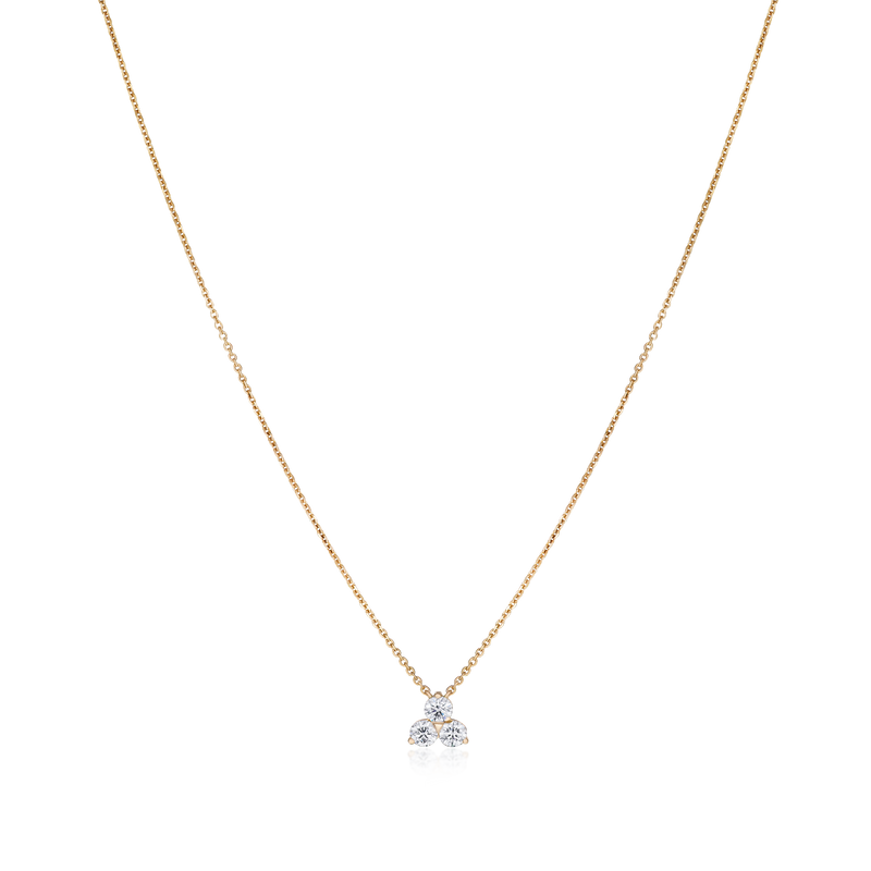 Trefoil Collection 0.33ct Diamond Pendant