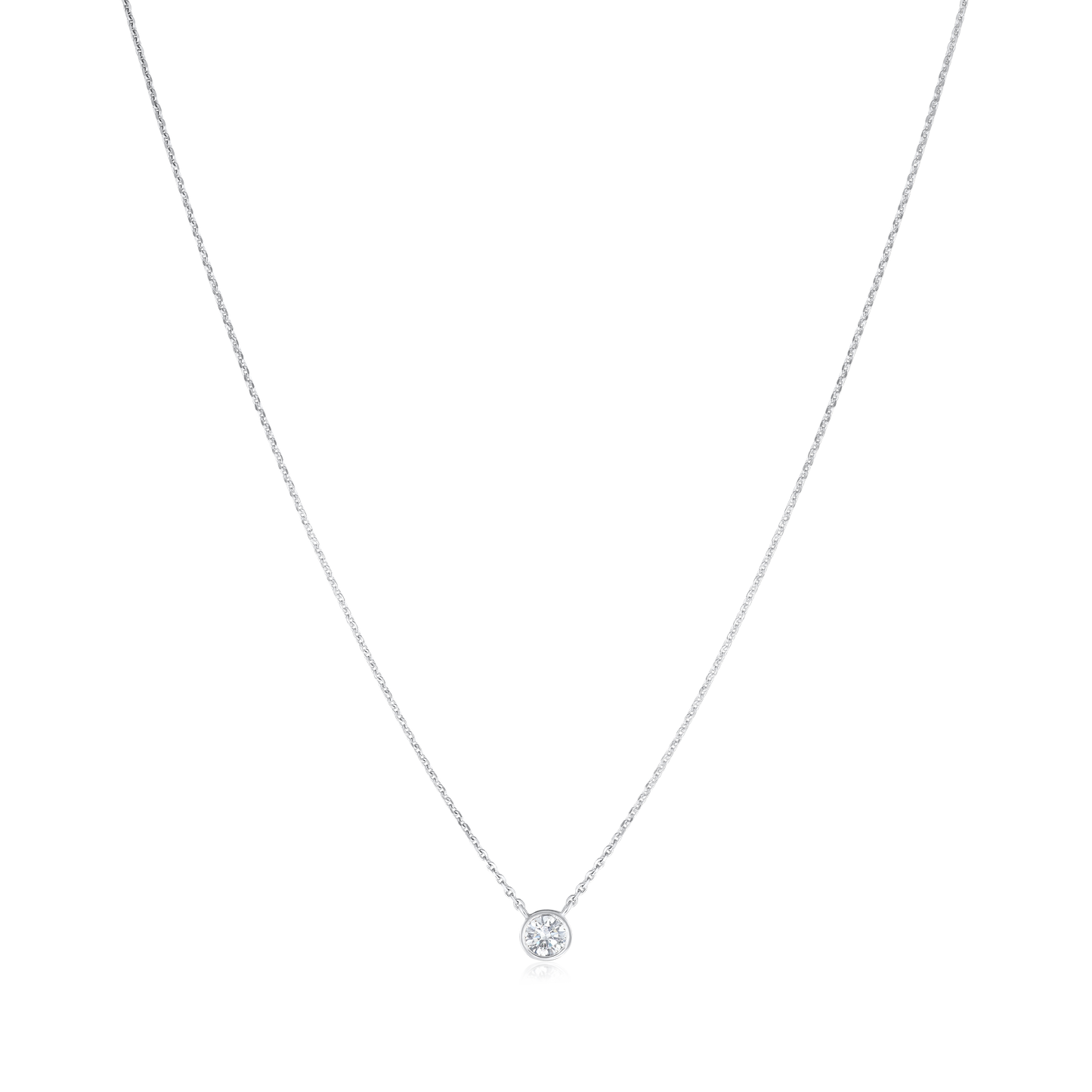 0.20ct Platinum Spectacle Set Diamond Pendant