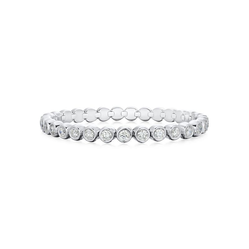 4.84cts Round Brilliant Cut Diamond Flexi Bracelet