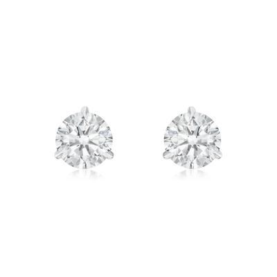 Diamond Single Stone Stud Earrings 1.01cts (total)