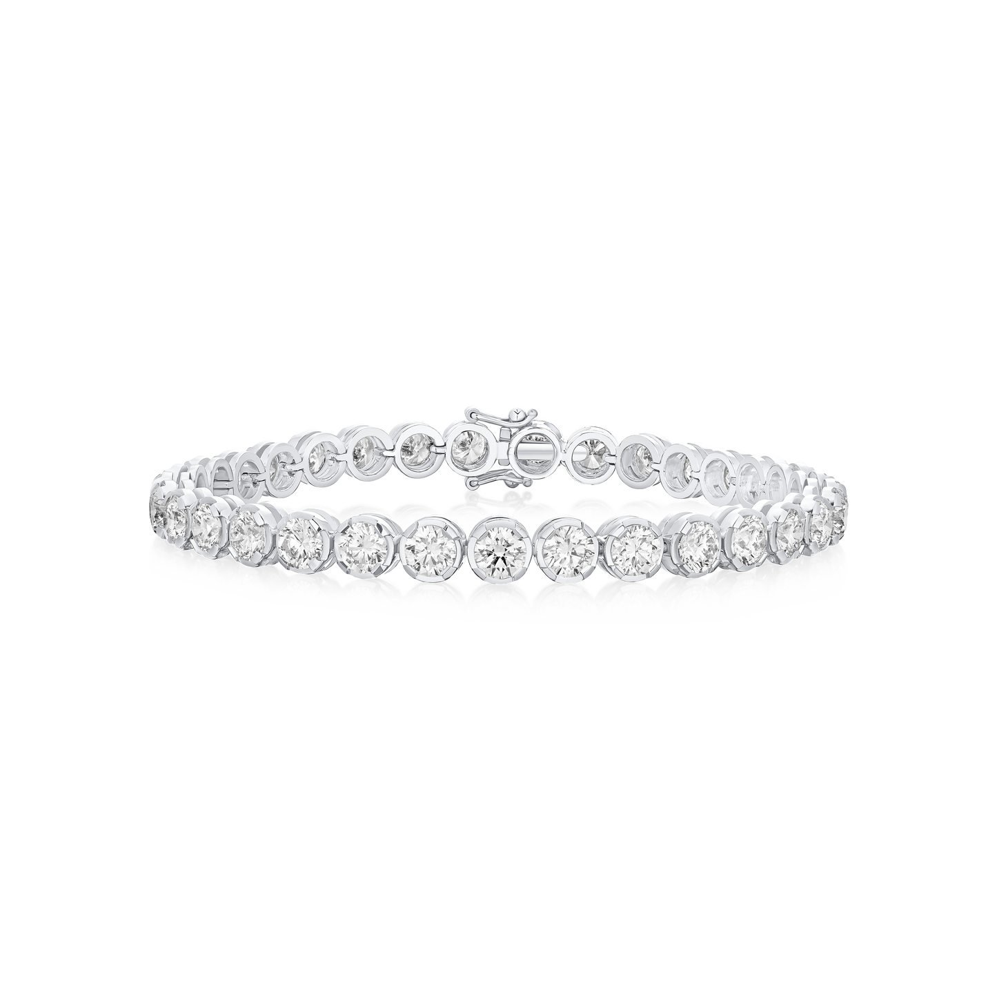 8.88cts Round Brilliant Cut Diamond Line Bracelet