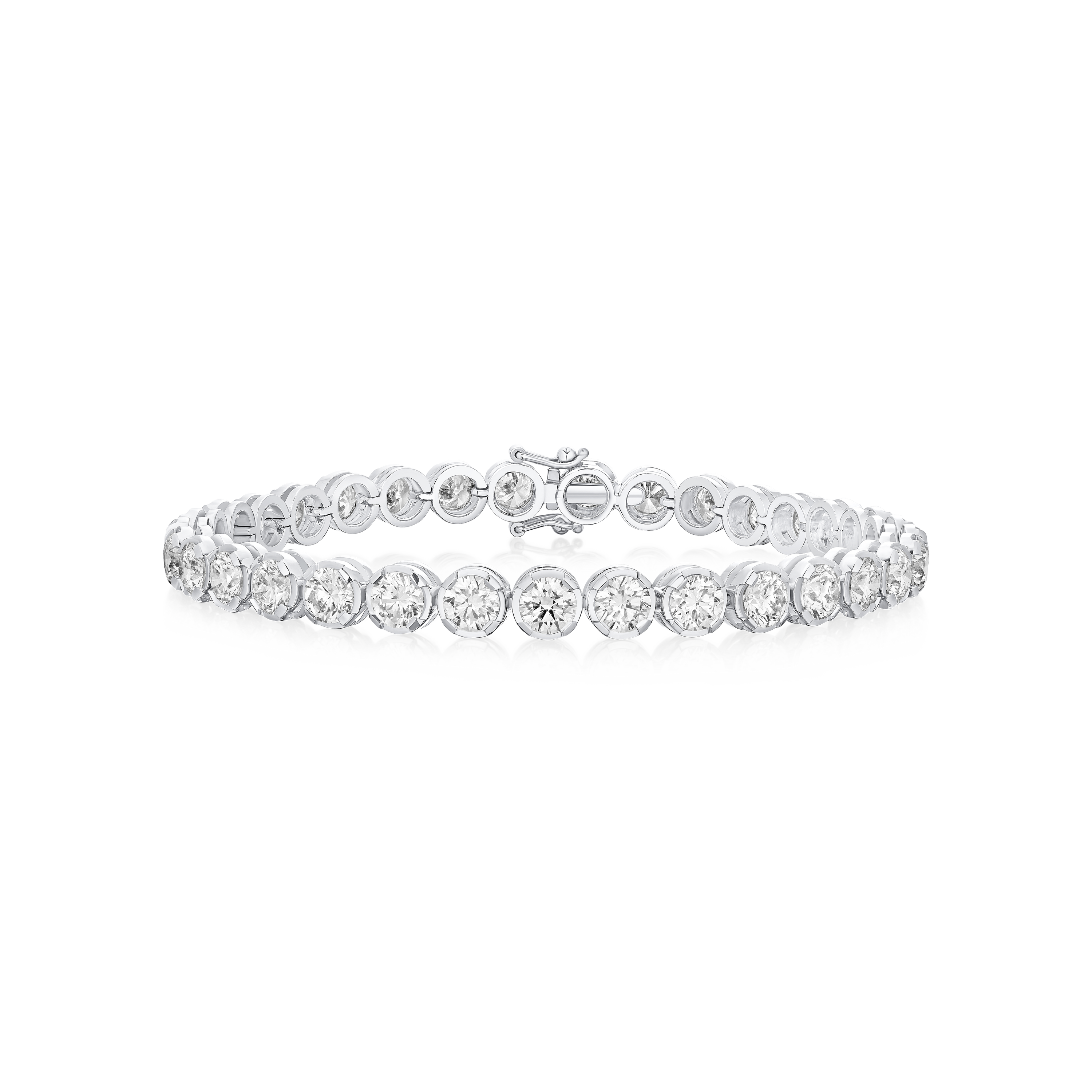 8.88cts Round Brilliant Cut Diamond Line Bracelet